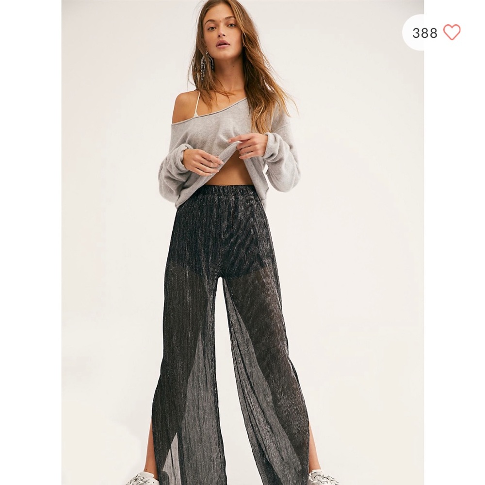 Free People Glisten Pleat Pant